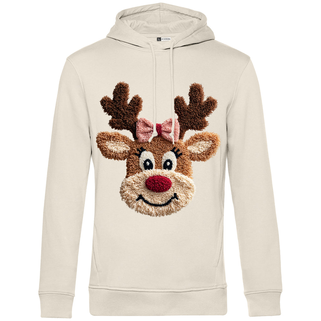 Rentier-Girl Hoodie  + Gratis Tasse