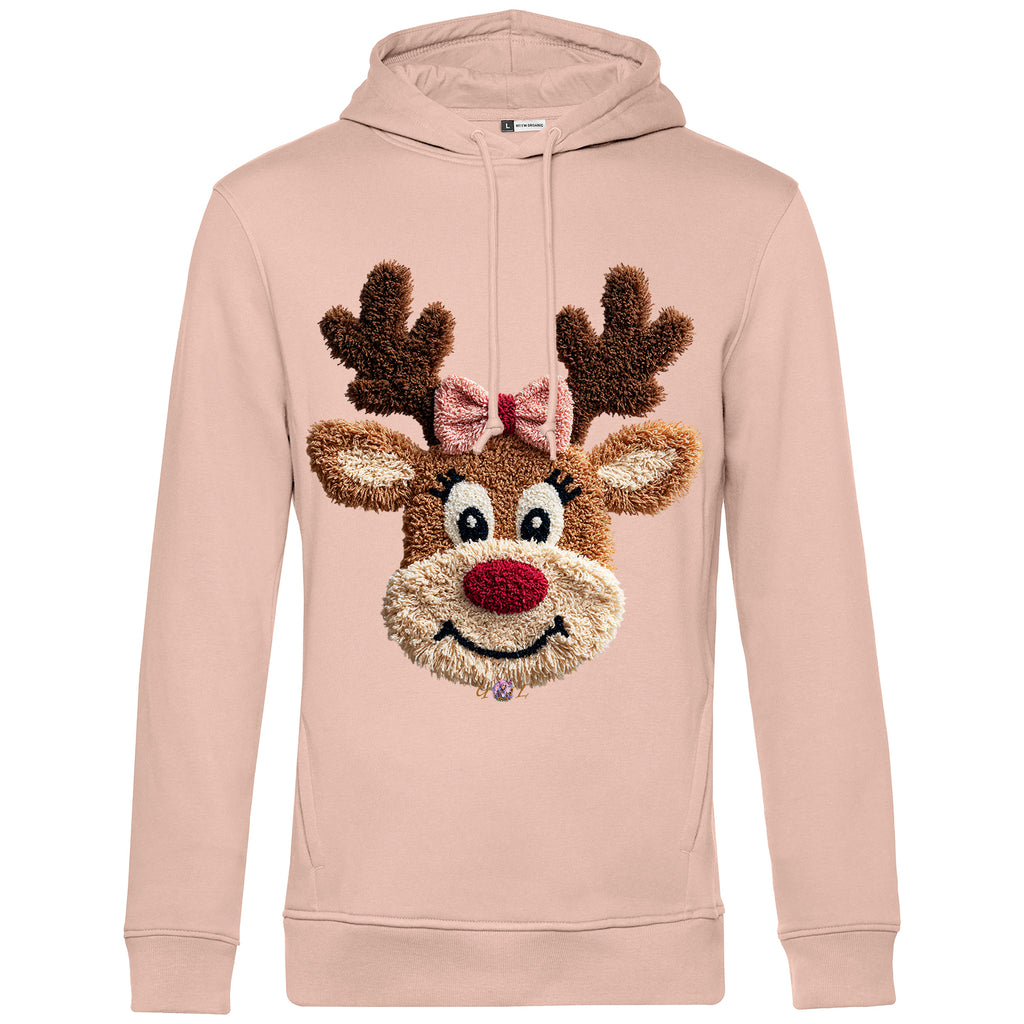 Rentier-Girl Hoodie  + Gratis Tasse