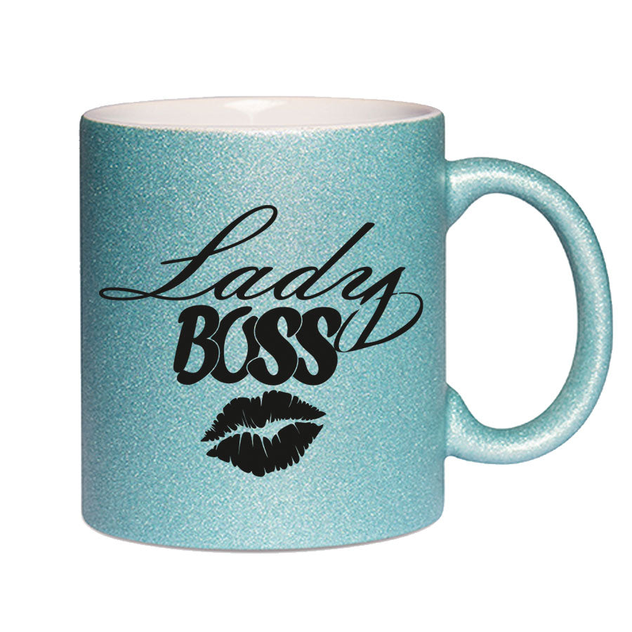Glitzertasse Lady BOSS Glitzerkaffetasse DIVA