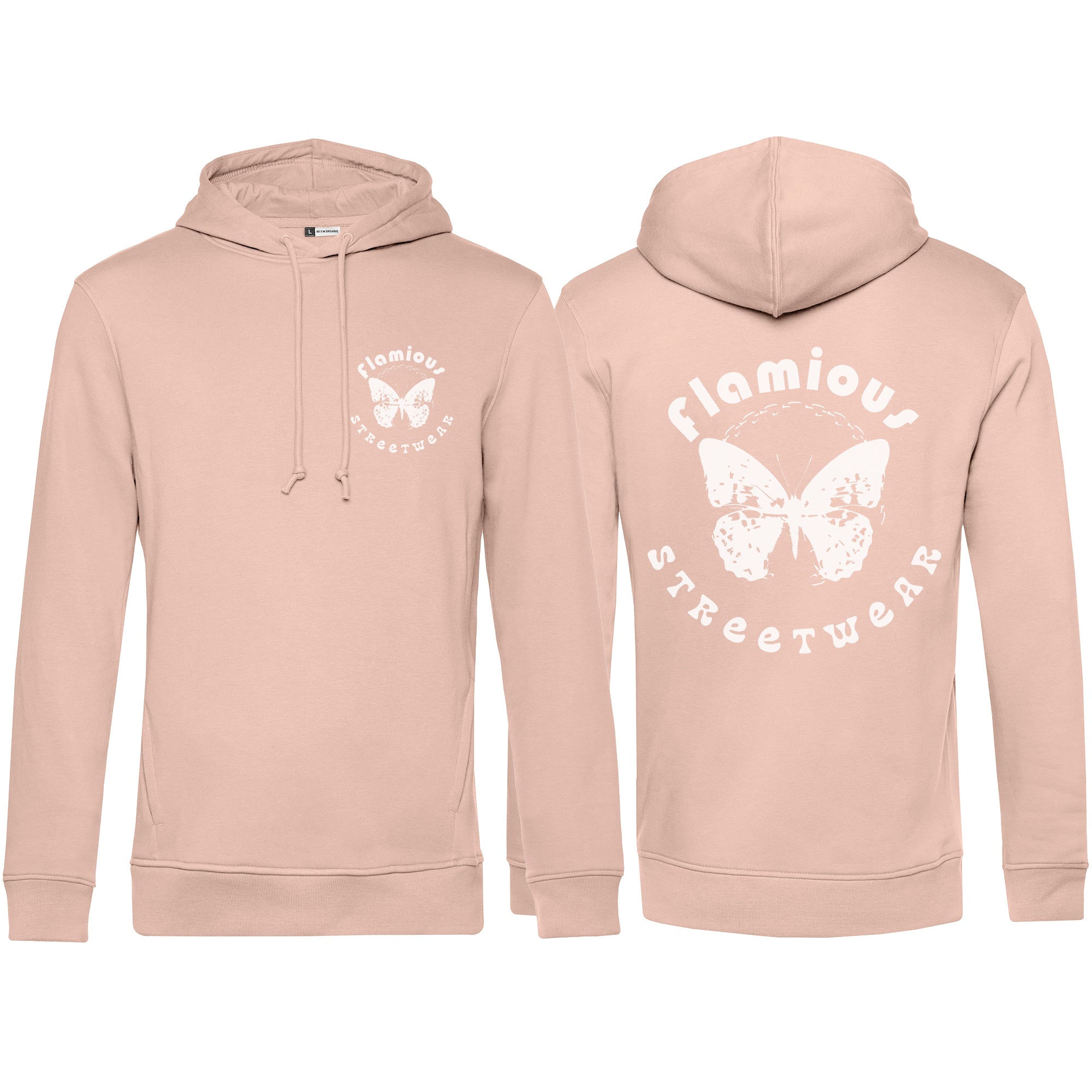 Flamious Hoodie – Butterfly Streetwear | Premium Unisex Hoodie in vielen Farben