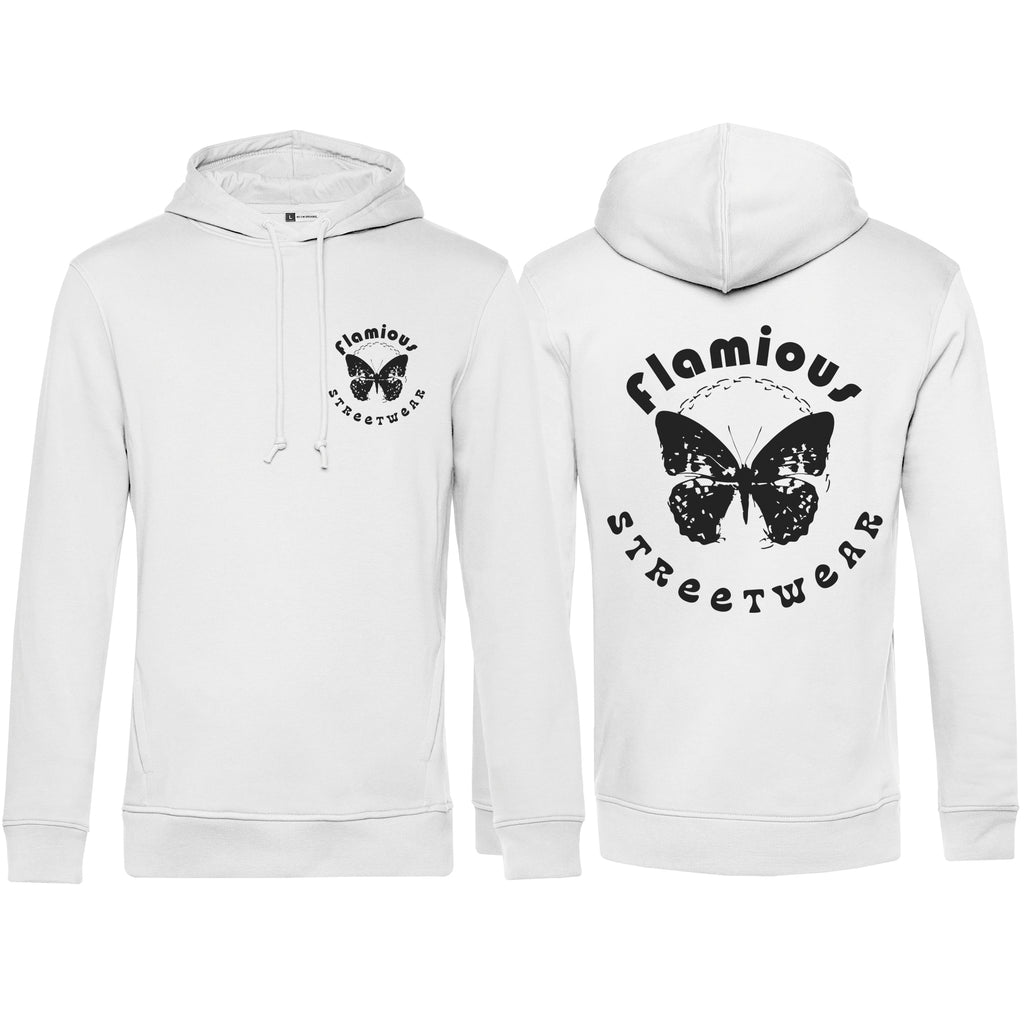 Flamious Hoodie – Butterfly Streetwear | Premium Unisex Hoodie in vielen Farben