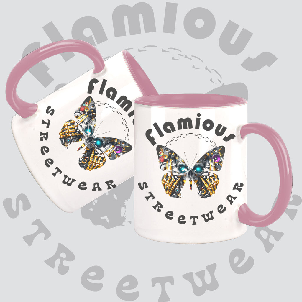 Flamious Tasse – Butterfly Tech Streetwear Design | 330ml