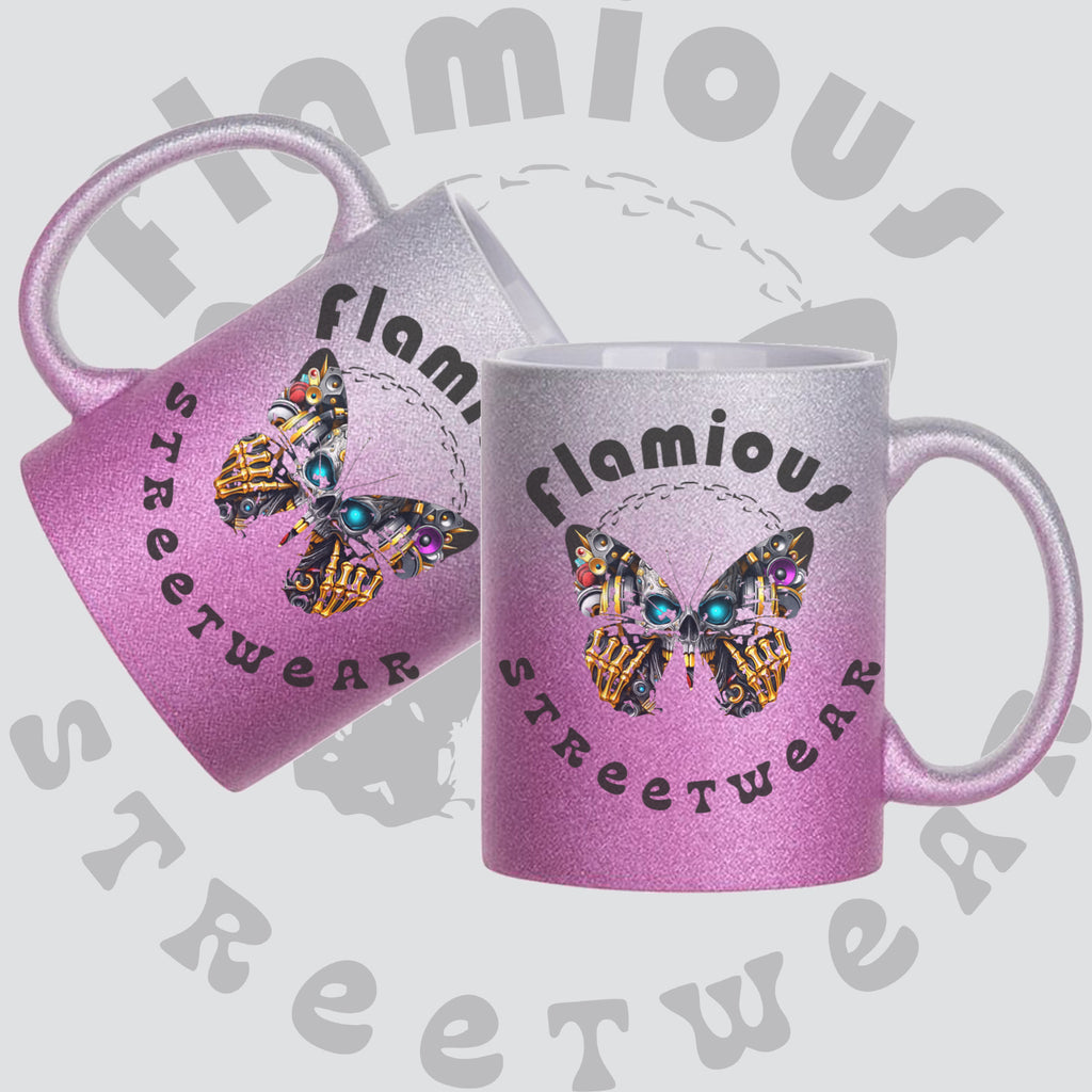 Flamious Tasse – Butterfly Tech Streetwear Design | 330ml