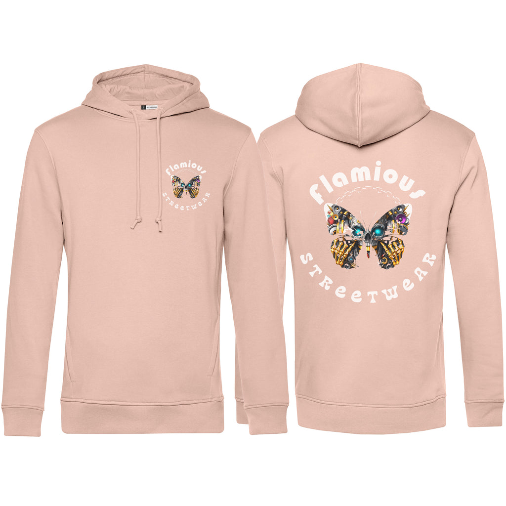 Flamious Hoodie – Butterfly Tech Streetwear | Premium Unisex Hoodie in vielen Farben