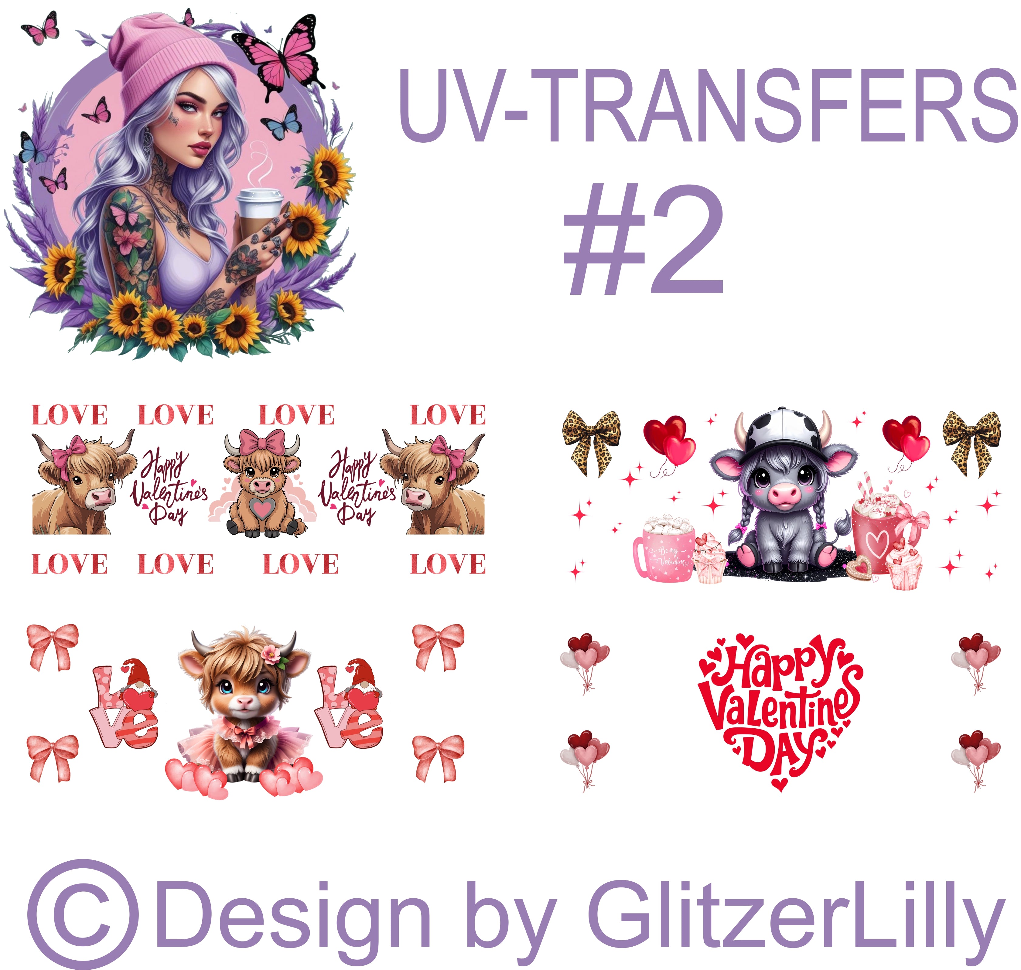 UV-Transfers für Tassen & Snowglobe-Becher – Hochwertig & leicht anzubringen #2 | by GlitzerLilly.de