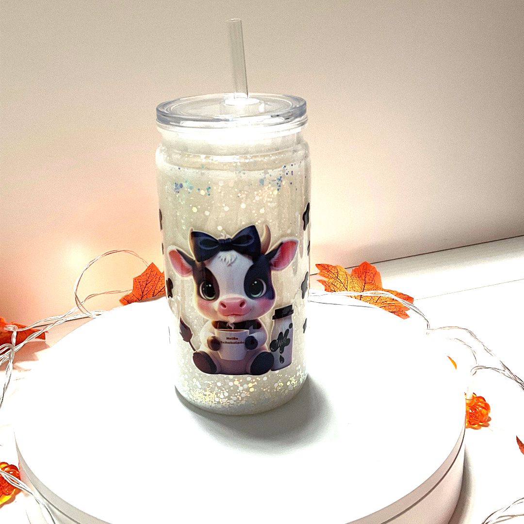 Snowglobe Cup Tumbler - Kuh DIY Handmade