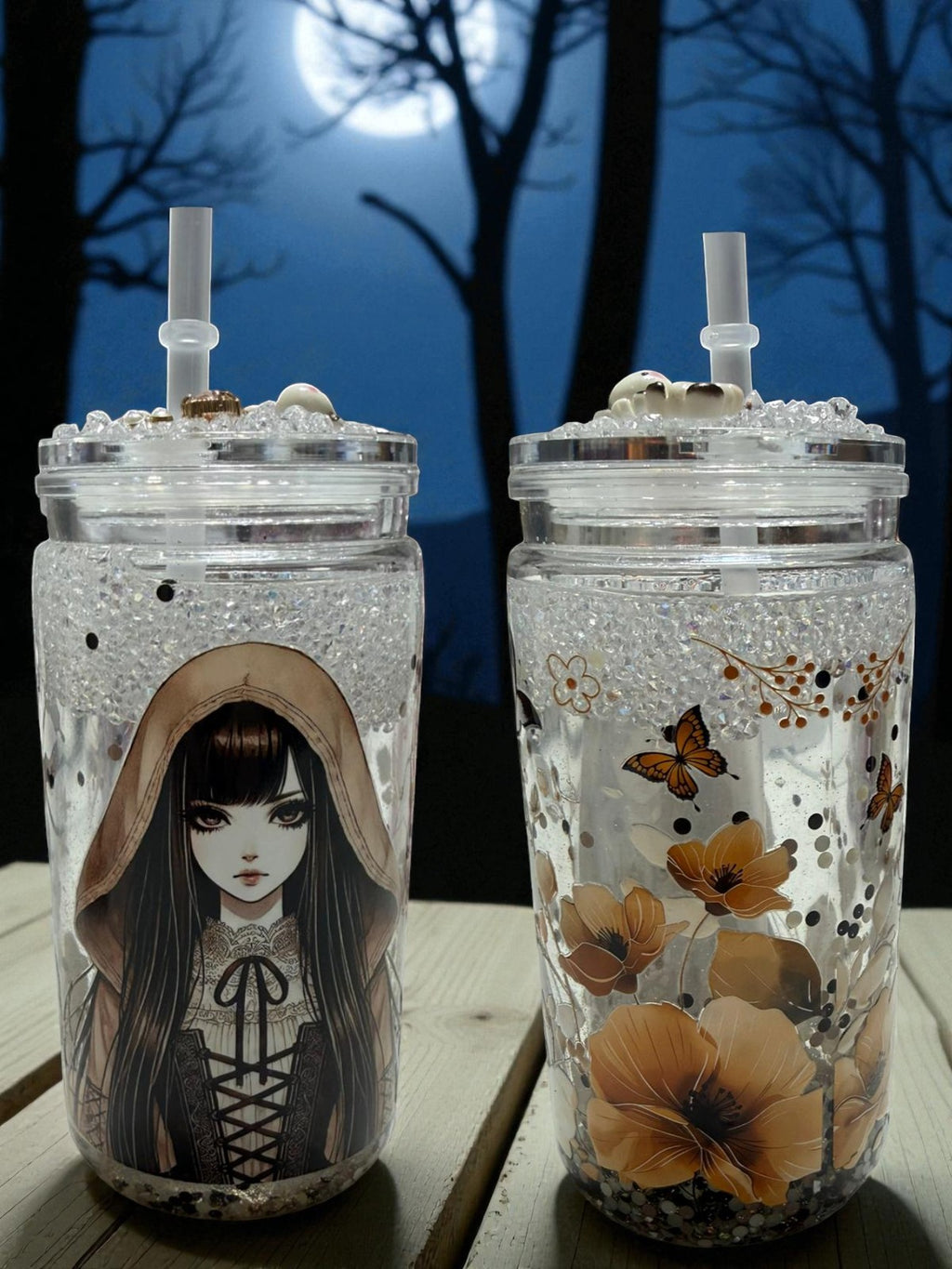 Snowglobe Cup Tumbler – Carla DIY Handmade