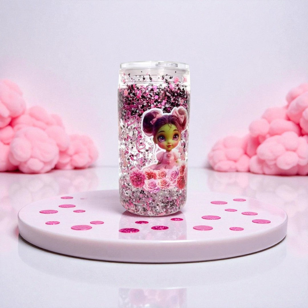 Snowglobe Cup Tumbler – Sally DIY Handmade mit Personalisierung