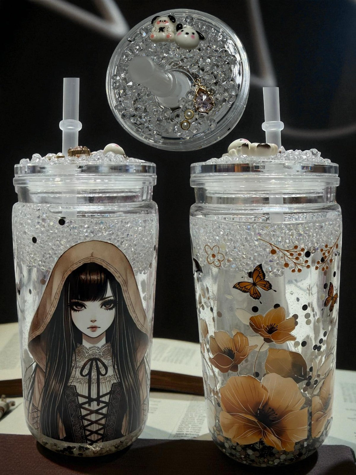 Snowglobe Cup Tumbler – Carla DIY Handmade