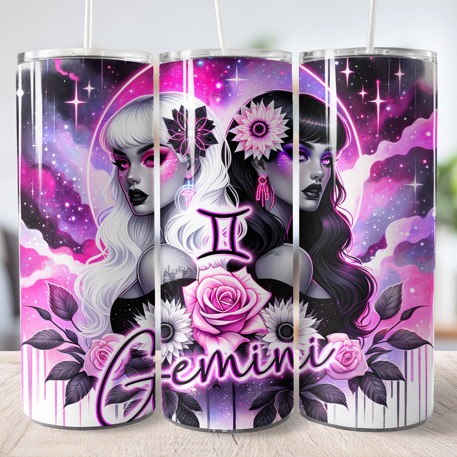 Thermo Cup Tumbler, Sublimation  Zodiac Sternzeichen