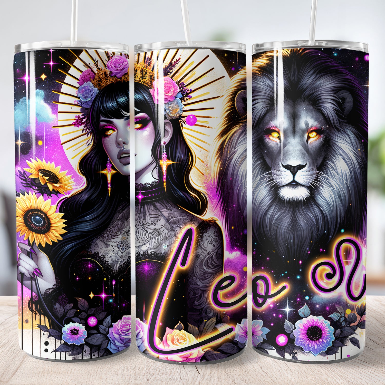 Thermo Cup Tumbler, Sublimation  Zodiac Sternzeichen