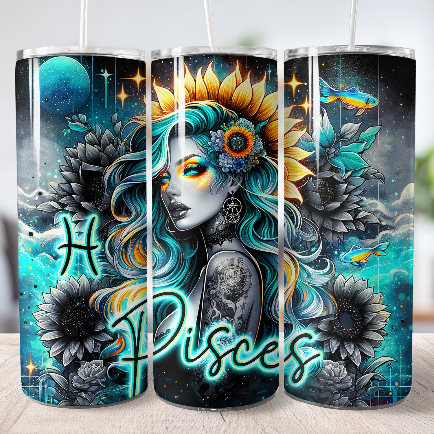 Thermo Cup Tumbler, Sublimation  Zodiac Sternzeichen