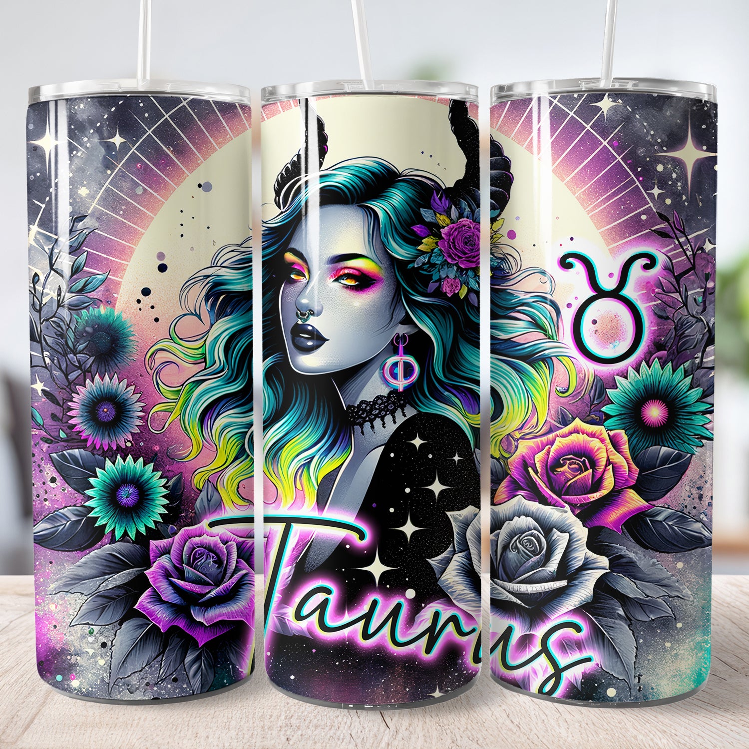 Thermo Cup Tumbler, Sublimation  Zodiac Sternzeichen