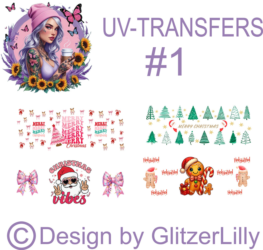 UV-Transfers für Tassen & Snowglobe-Becher – Hochwertig & leicht anzubringen | by GlitzerLilly.de